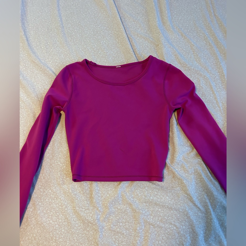 lululemon athletica Magenta Long Sleeve Top